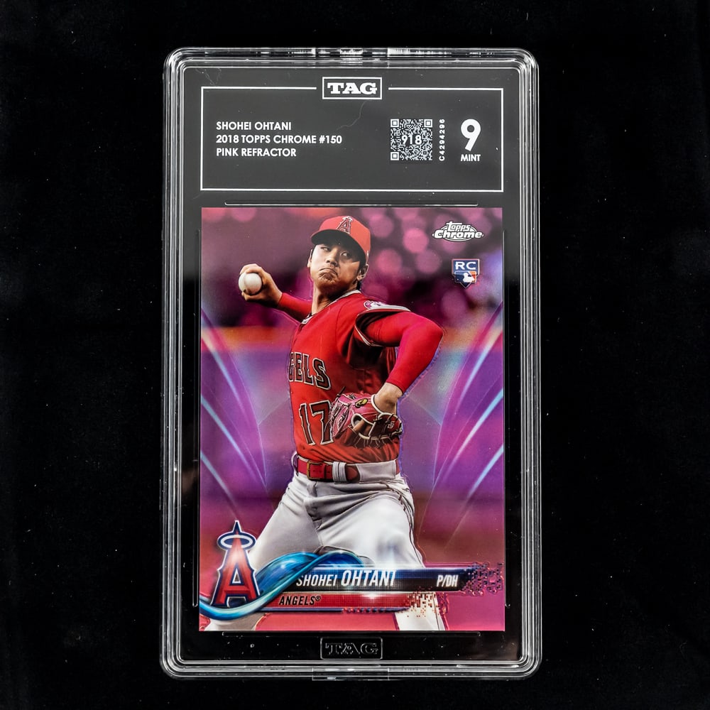 '18 Shohei Ohtani Topps Chrome PINK Refractor #150 (1 of 2)