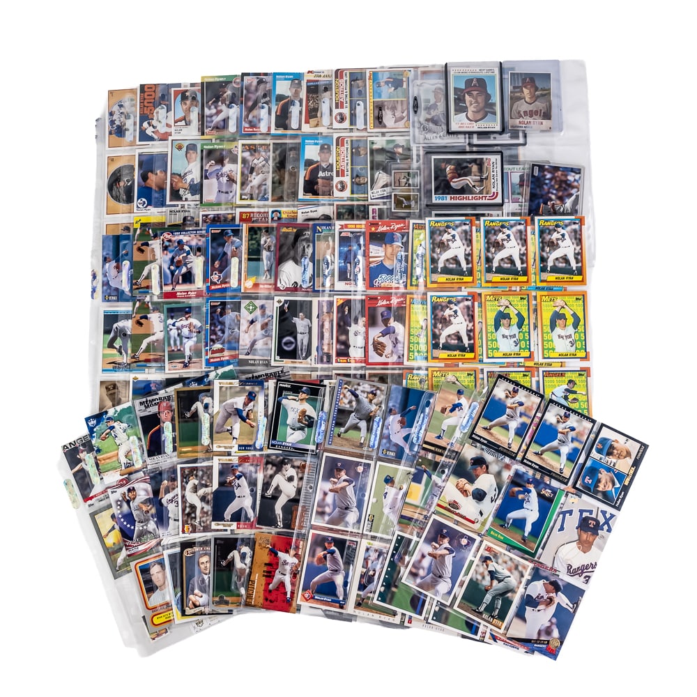 Nolan Ryan Collection featuring 274 Baseball Cards (1 of 16)