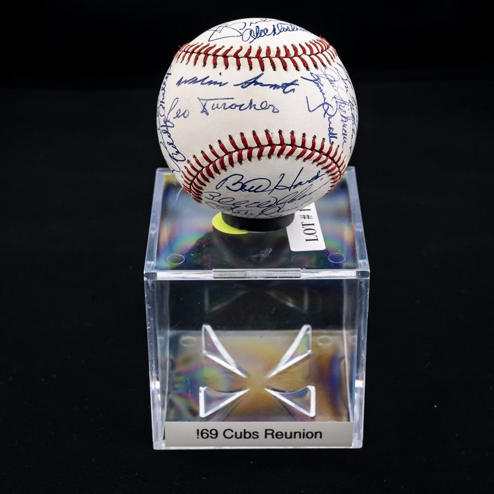 1969 Cubs Reunion Autographed Baseball pre 1991 (1 of 7)