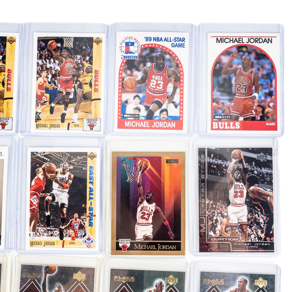 (22)Michael Jordan Raw Card Assortment Upper Deck+ - 3