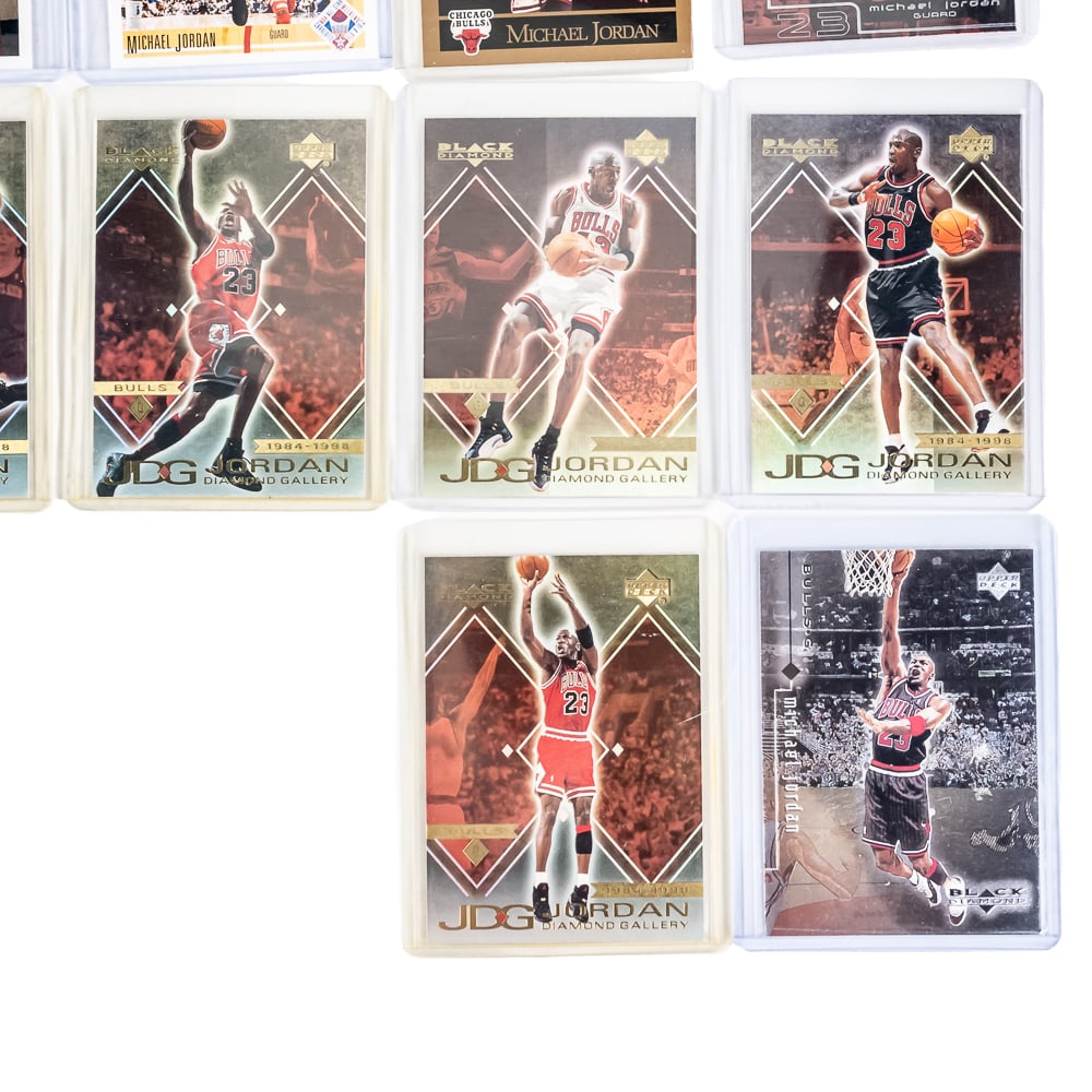 (22)Michael Jordan Raw Card Assortment Upper Deck+ - 5