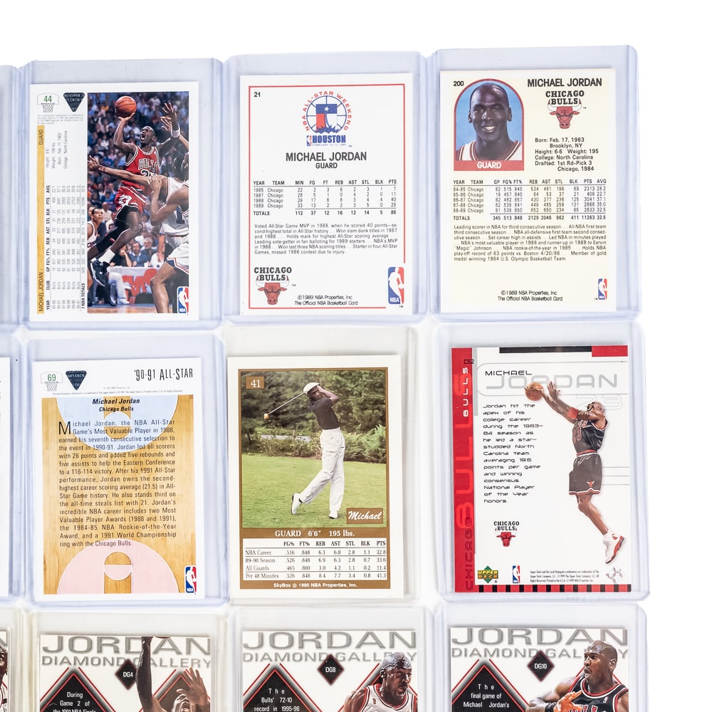 (22)Michael Jordan Raw Card Assortment Upper Deck+ - 7