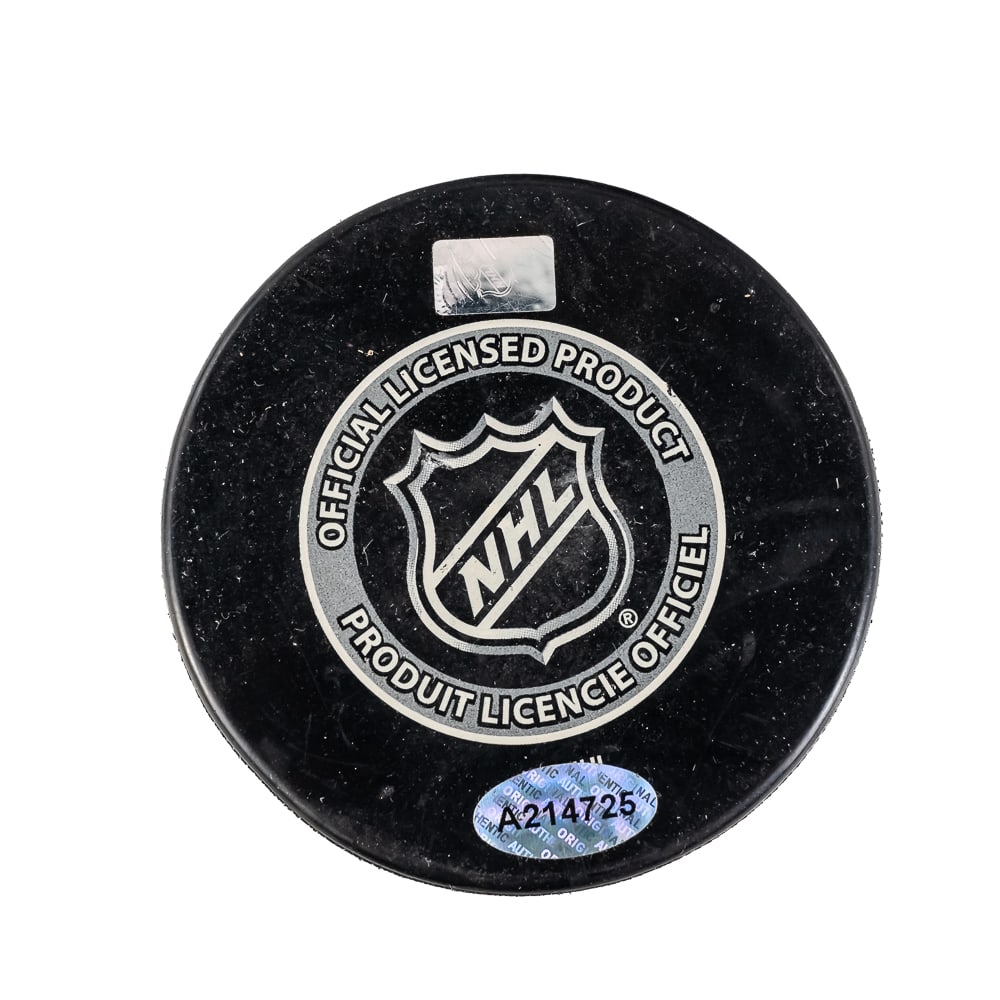 Patrick Sharp Signed '10 Stanley Cup Champion Puck - 3