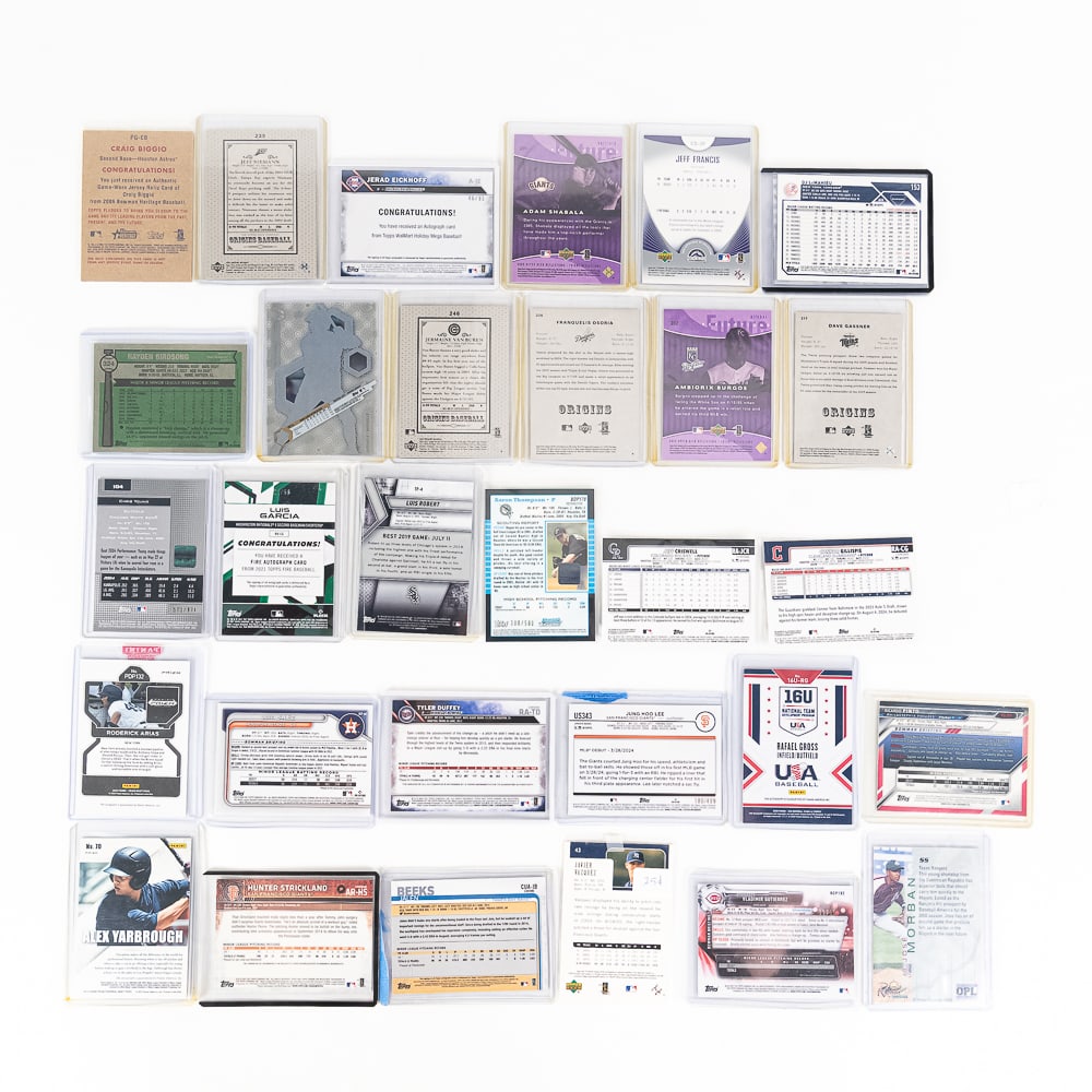 (105)Autographed, Patch Relic & Numbered MLB Cards - 5