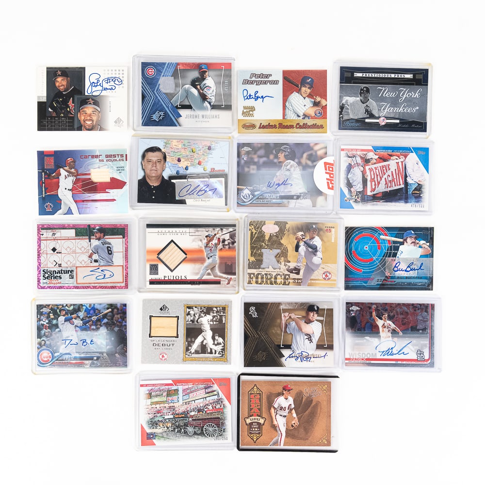(105)Autographed, Patch Relic & Numbered MLB Cards - 8