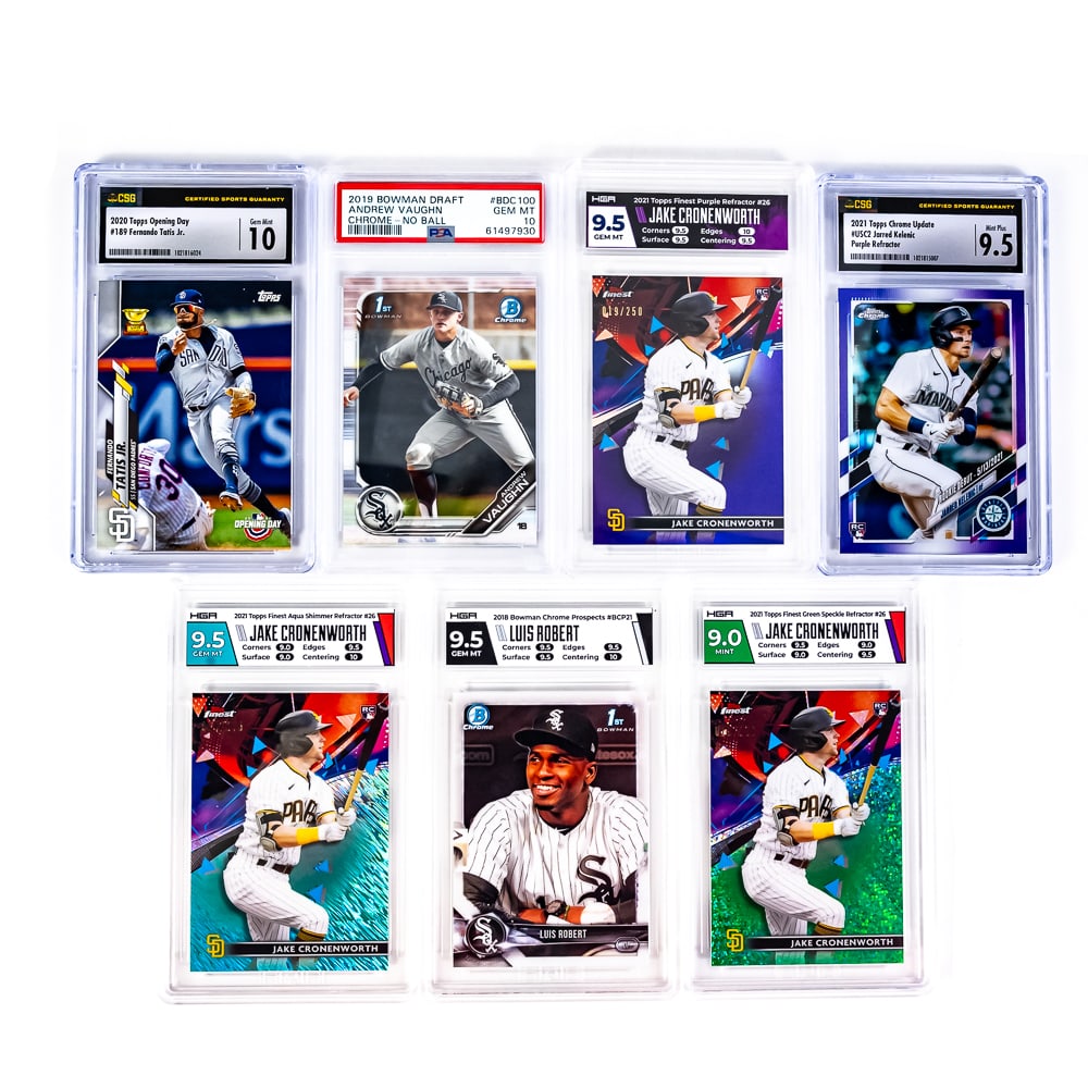 2021 Topps Finest Cronenworth #d RC & More HGA ++ (1 of 15)
