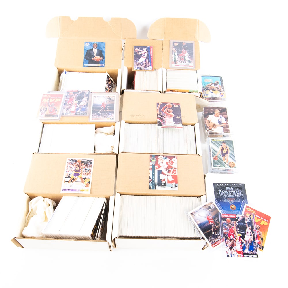 1990s NBA Basketball Card Assortment Sets MJ + (1 of 11)