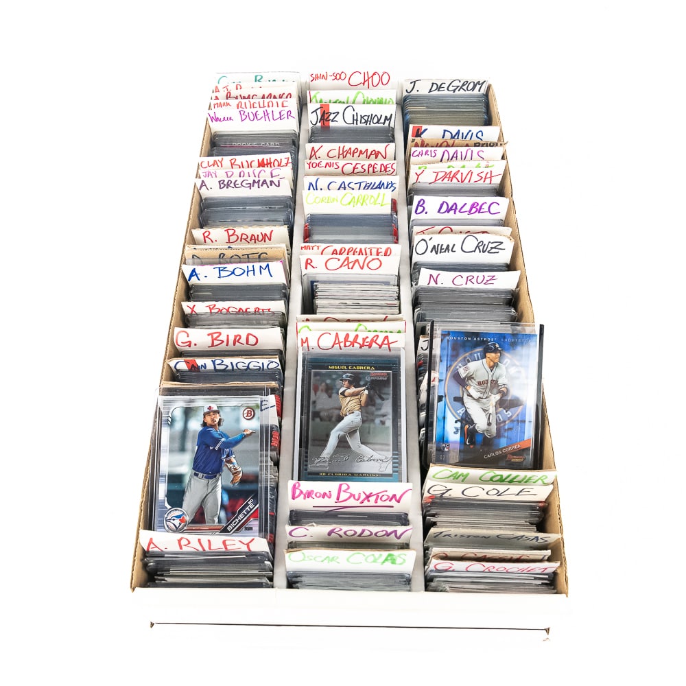 (2500) Assorted MLB Stars Up & Comers RC HOF Cards (1 of 10)