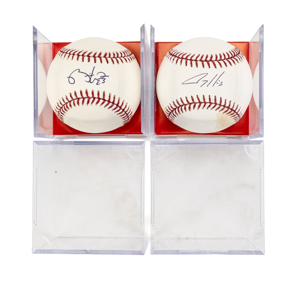 Rickie Weeks Jr.& Corey Hart Autographed Baseballs: Milwaukee Brewers Corey Hart Autographed Rawlings Official MLB Baseball & Rickie Weeks Jr. Autographed Rawlings Major League Baseball with MLB hologram COA. Both Balls showcase black ball sweet spot