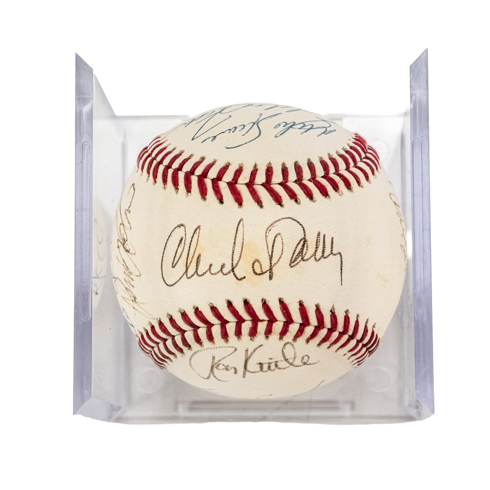 Steve Stone & White Sox Old Timer Signed Baseballs - 3