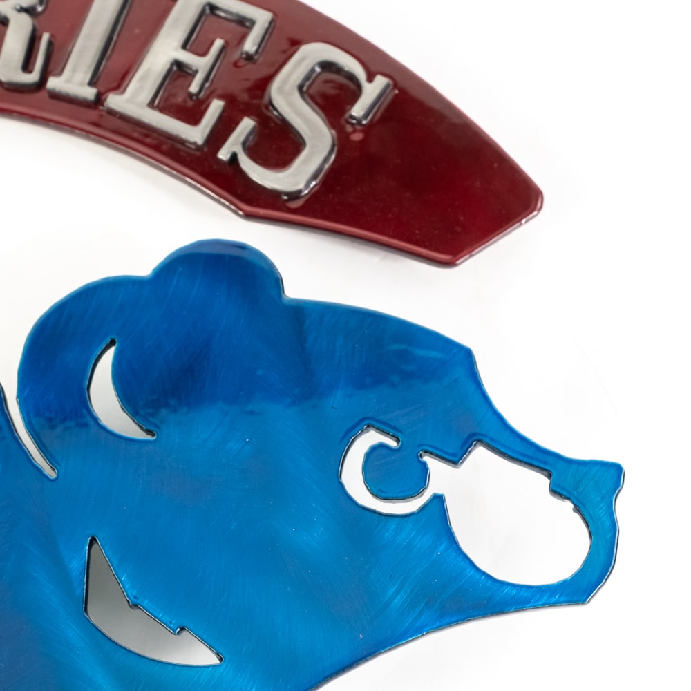 Chicago Cubs Decorative Metal Wall Art - 2