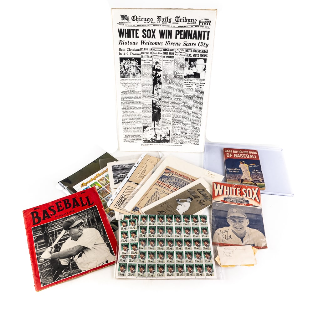 Eclectic Vintage Baseball Literature Collection (1 of 18)