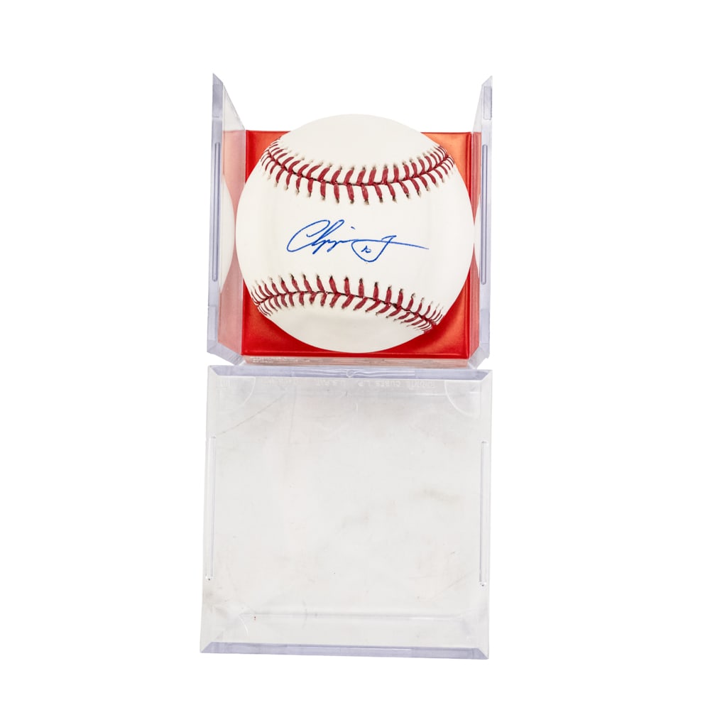 Chipper Jones Autographed Rawlings MLB Baseball: 1999 NL MVP, 1995 World Series Champion & 8 Time All Star Chipper Jones Autographed Rawlings Official Major League Baseball. Rawlings Official Major League Allan H. Selig Baseball showcasing bold
