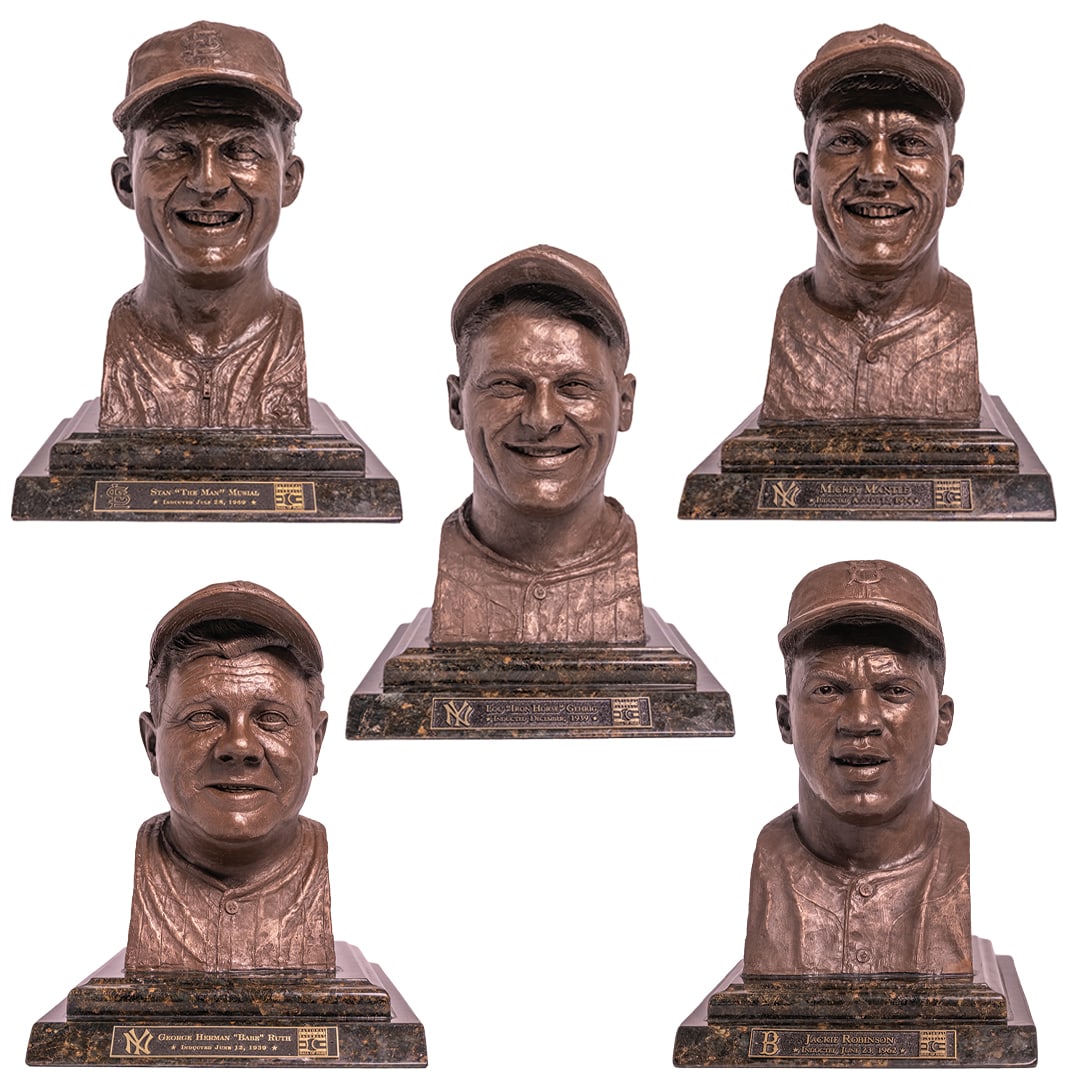 5 Baseball Hall of Famer's Busts (1 of 20)