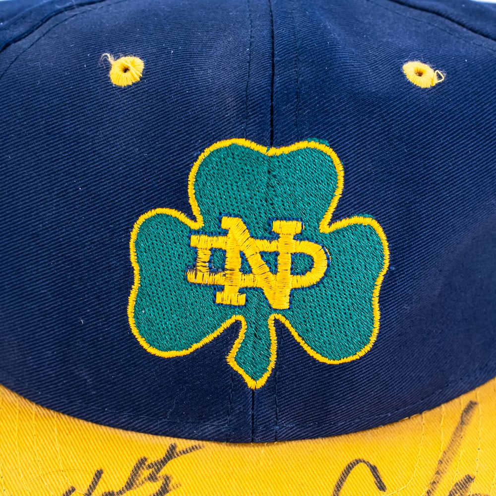 Notre Dame Legends Autographed Cap - 4