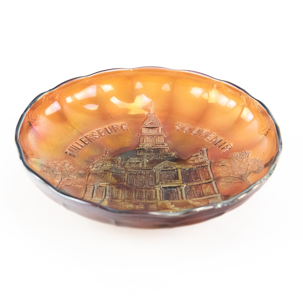 Carnival Glass: Millersburg Courthouse Bowl (1 of 5)