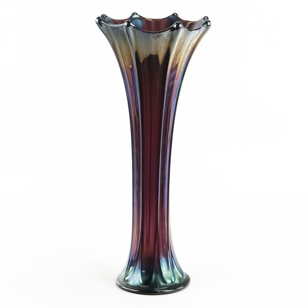 Carnival Glass:Imperial Morning Glory Funeral Vase (1 of 18)