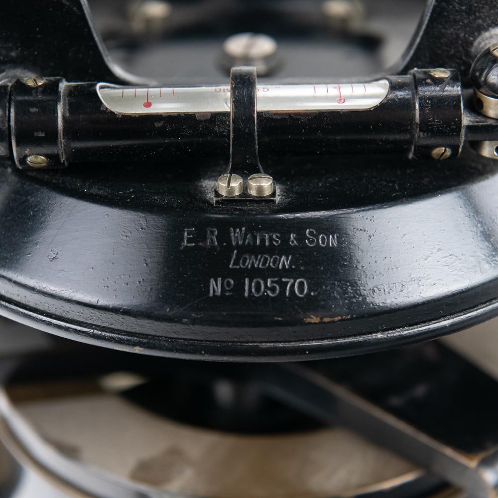 E.R. Watts 1925 Brass Theodolite Set - 10