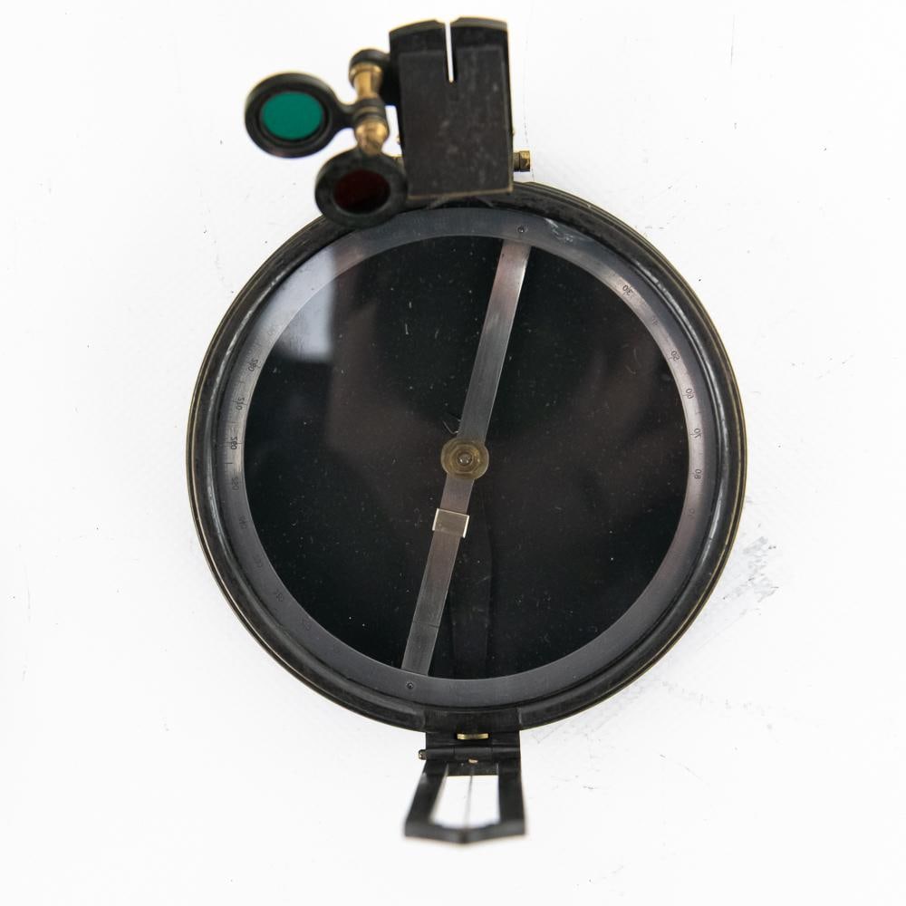 Large-Format Prismatic Surveying Compass W/Case - 2