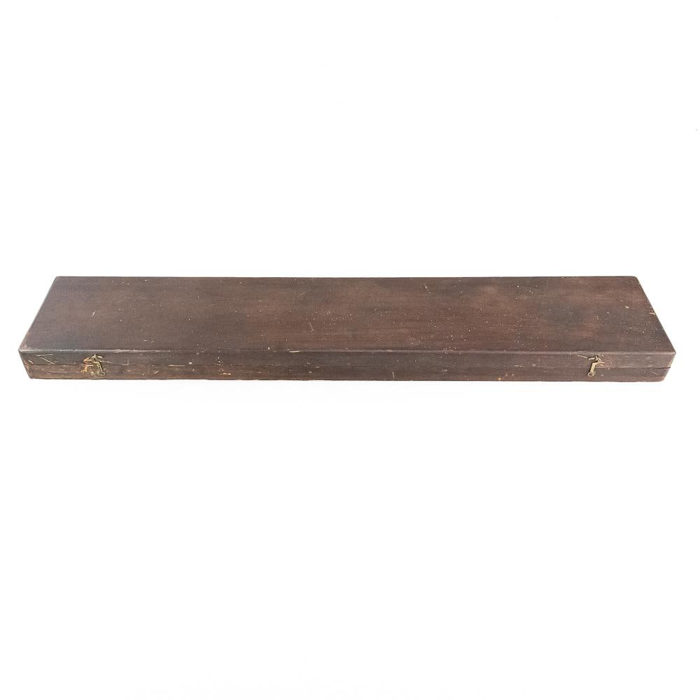 Antique Wooden Cased Trigonometer Drafting Tool - 14