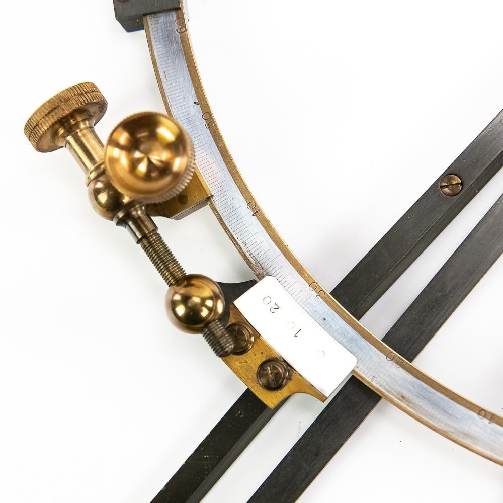 Antique Brass Three-Arm Station Pointer - 4