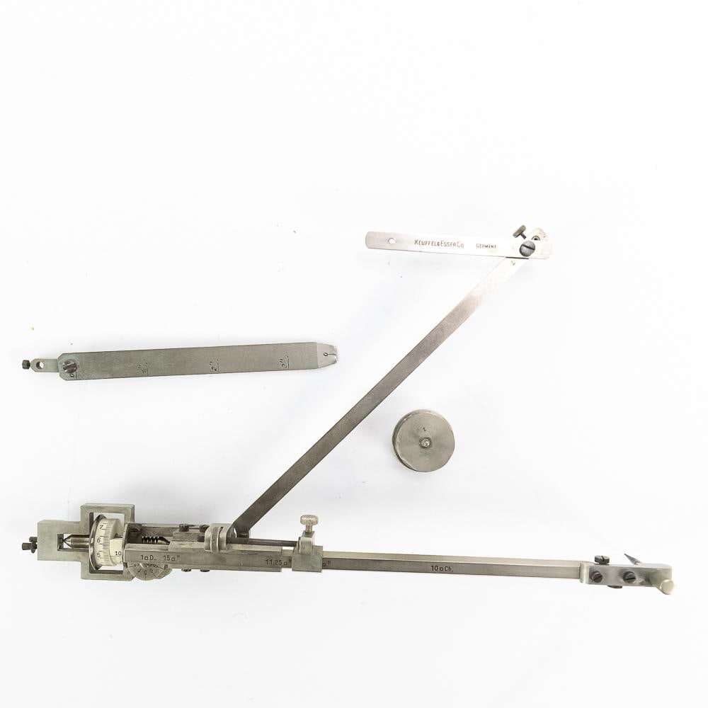 Vintage K&E Planimeter & USGS Station Pointer - 12