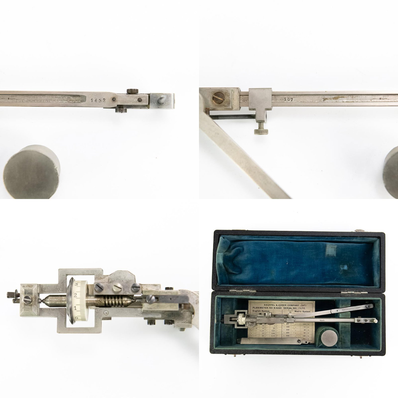 Vintage K&E Planimeter & USGS Station Pointer - 19