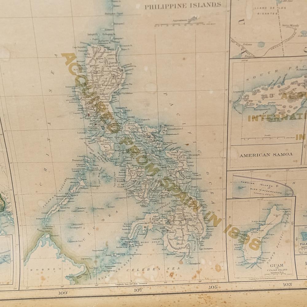 1938 US General Land Office Wall Map - 13