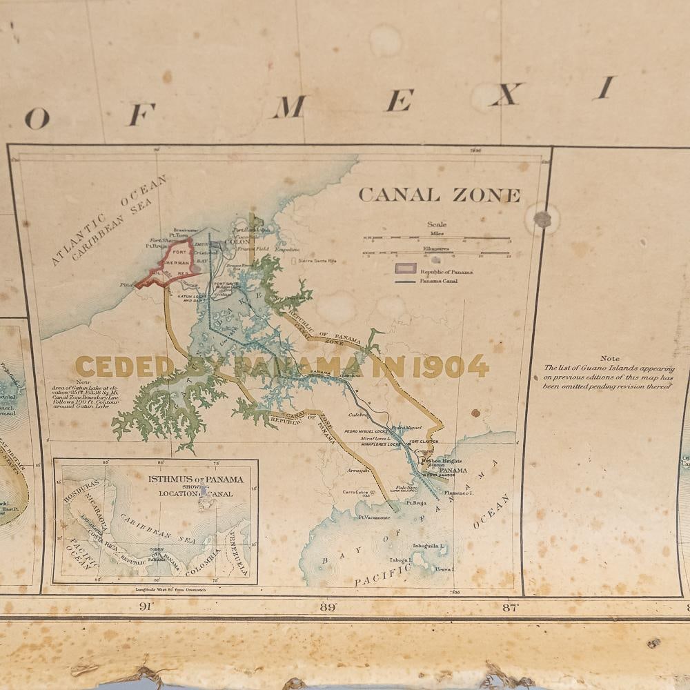 1938 US General Land Office Wall Map - 9