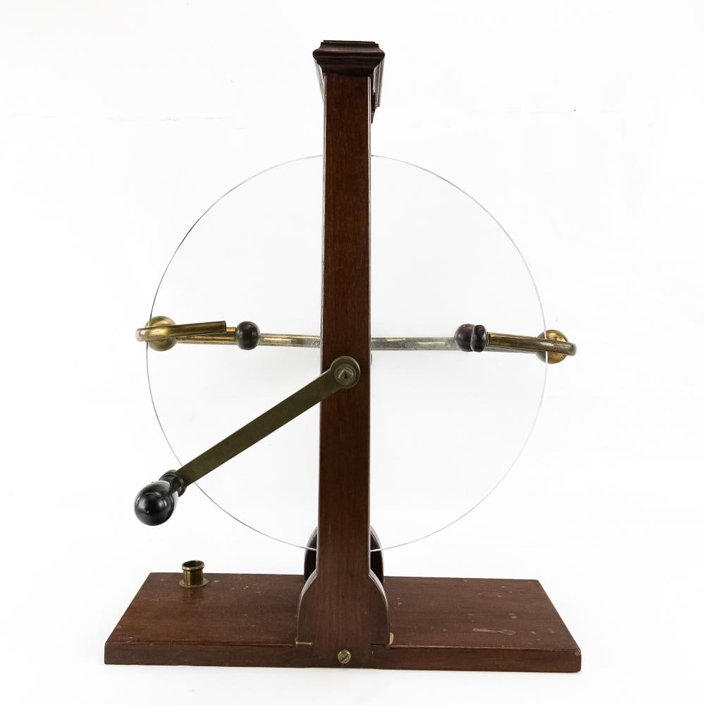 19th C. Ramsden Friction Electrostatic Generator - 12