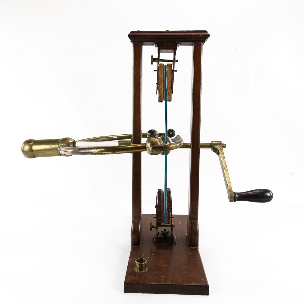 19th C. Ramsden Friction Electrostatic Generator - 13