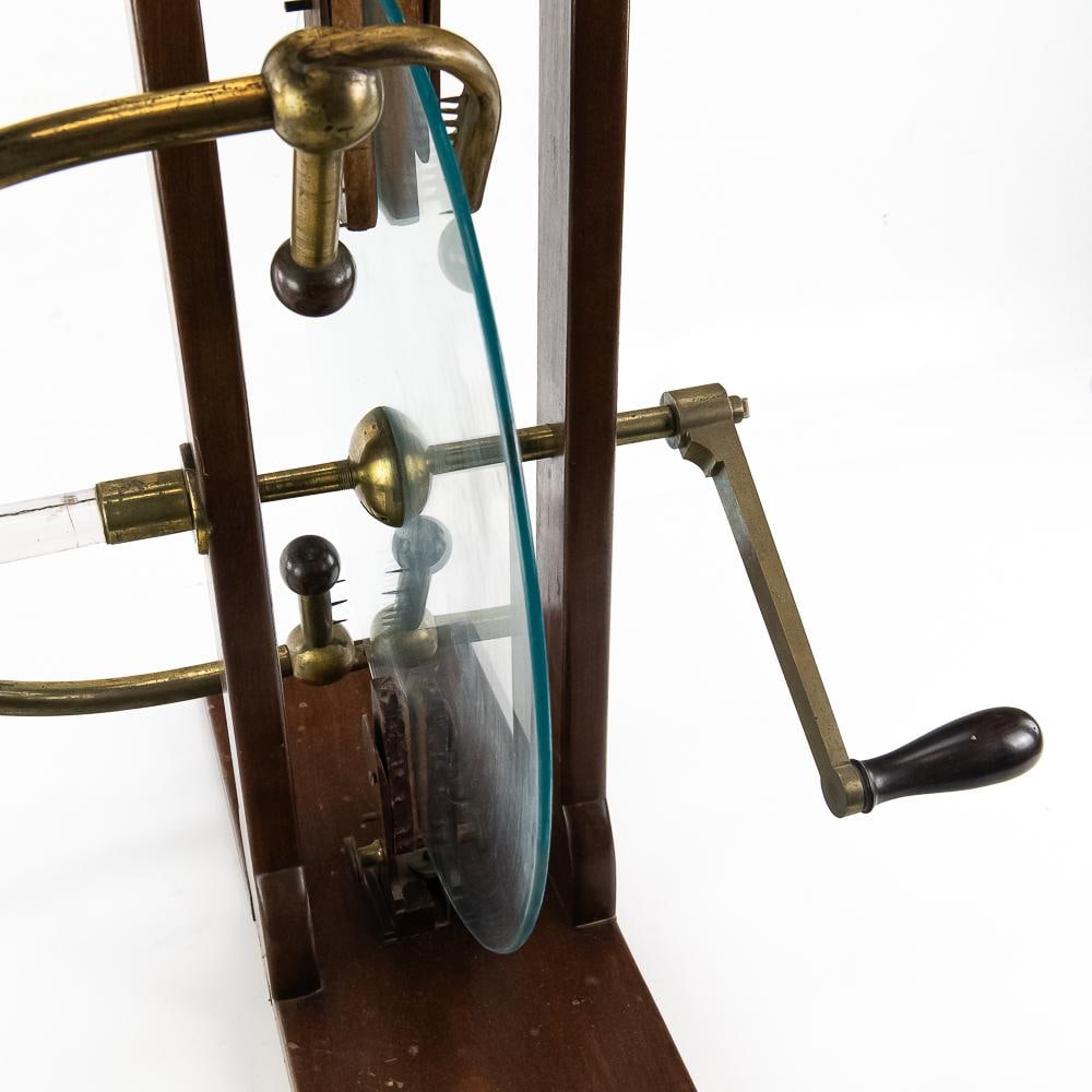 19th C. Ramsden Friction Electrostatic Generator - 16
