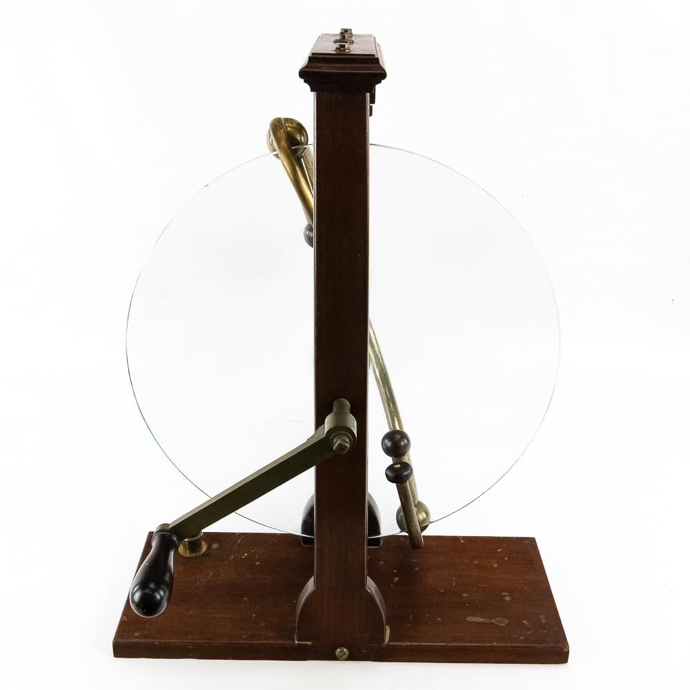 19th C. Ramsden Friction Electrostatic Generator - 17