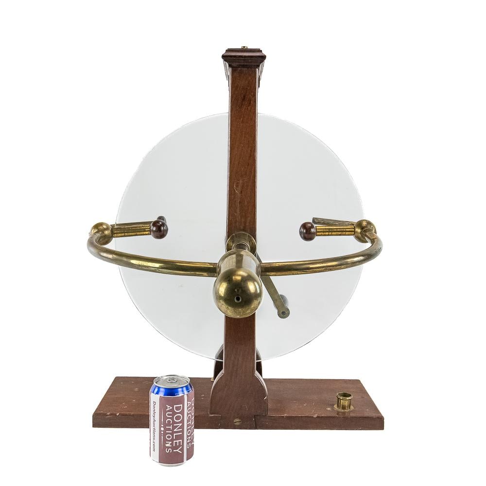 19th C. Ramsden Friction Electrostatic Generator - 7