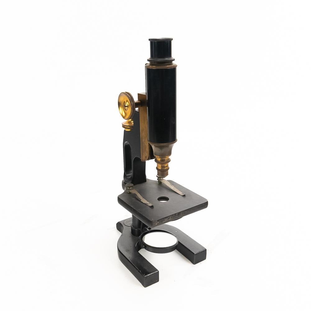 Antique Spencer Brass Microscope w/ Case - 2