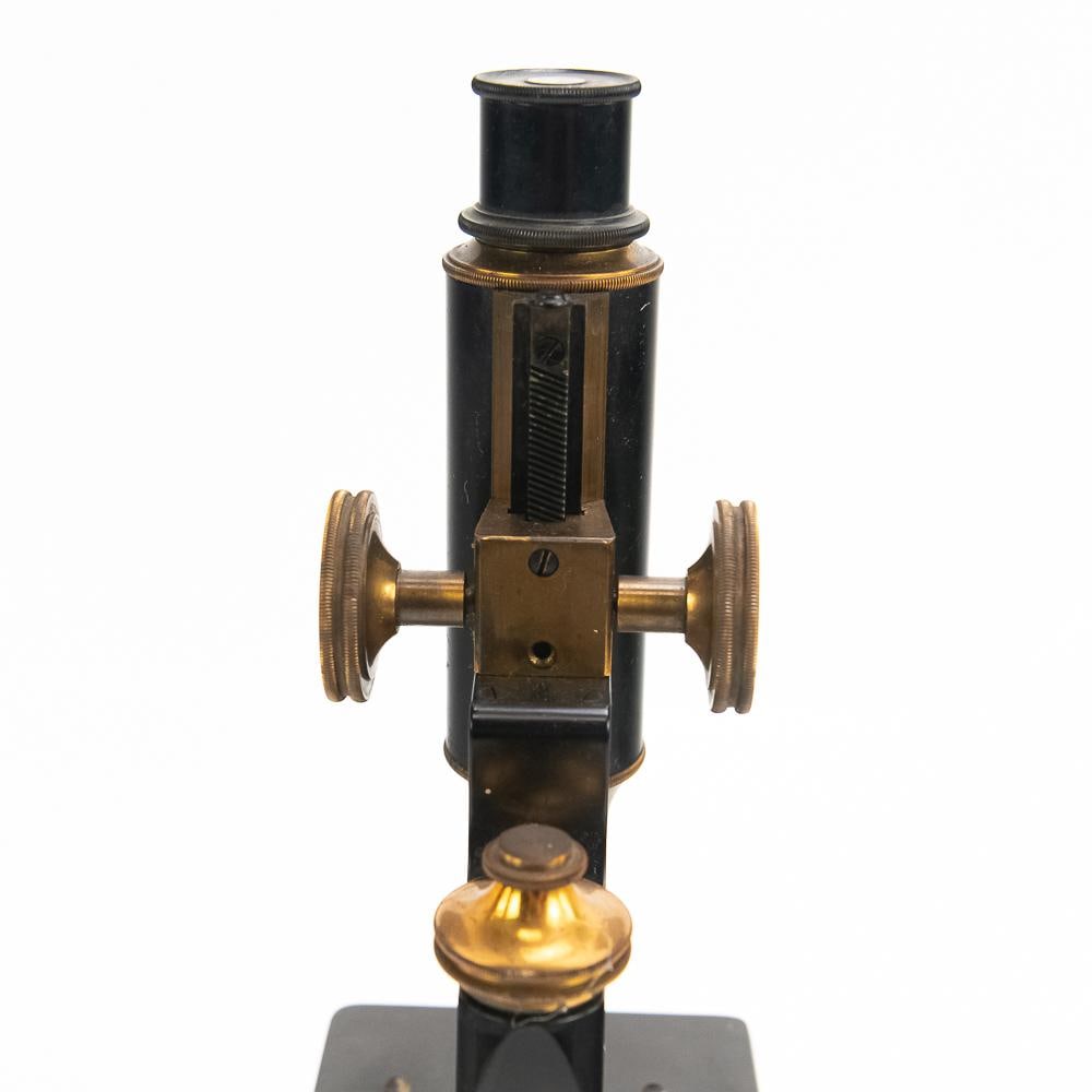Antique Spencer Brass Microscope w/ Case - 9