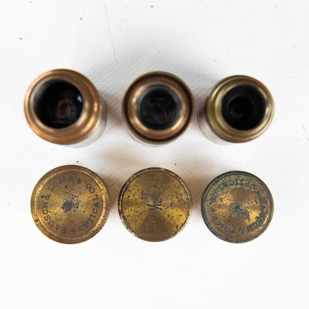 Bausch & Lomb Professional Brass Microscope - 16