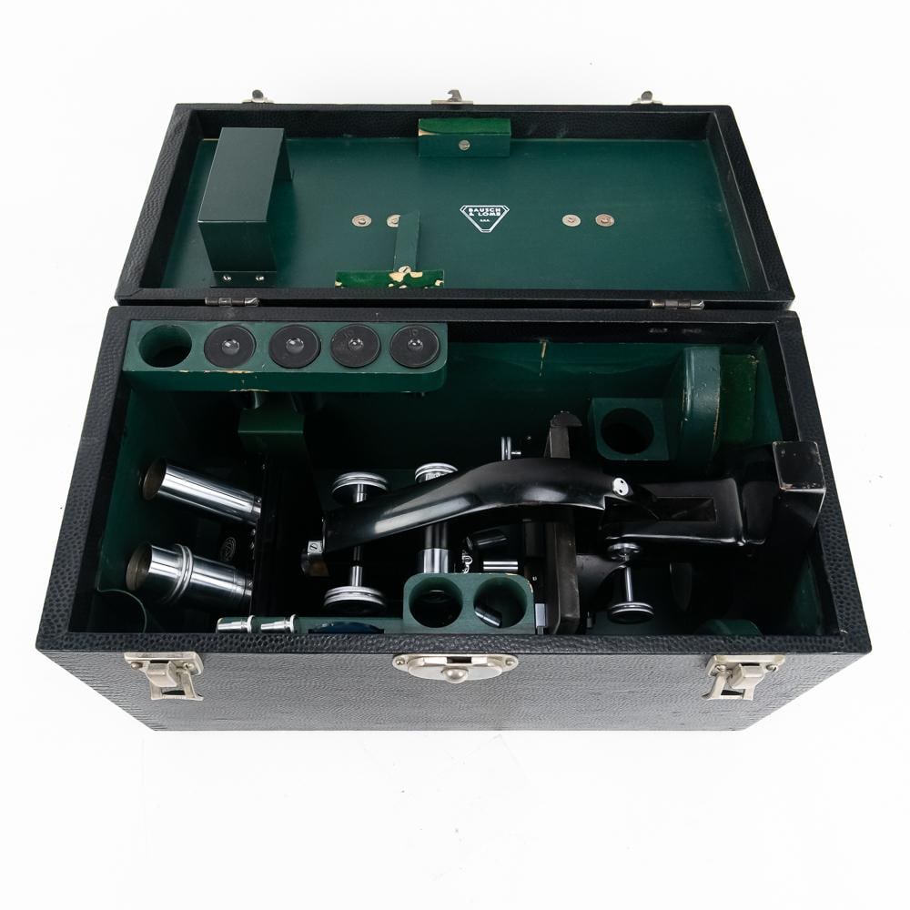 Bausch & Lomb Binocular Microscope & Case - 8