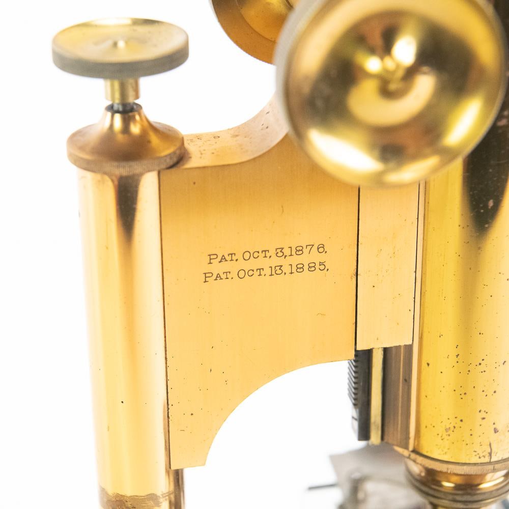 Antique Bausch & Lomb Brass Microscope - 6