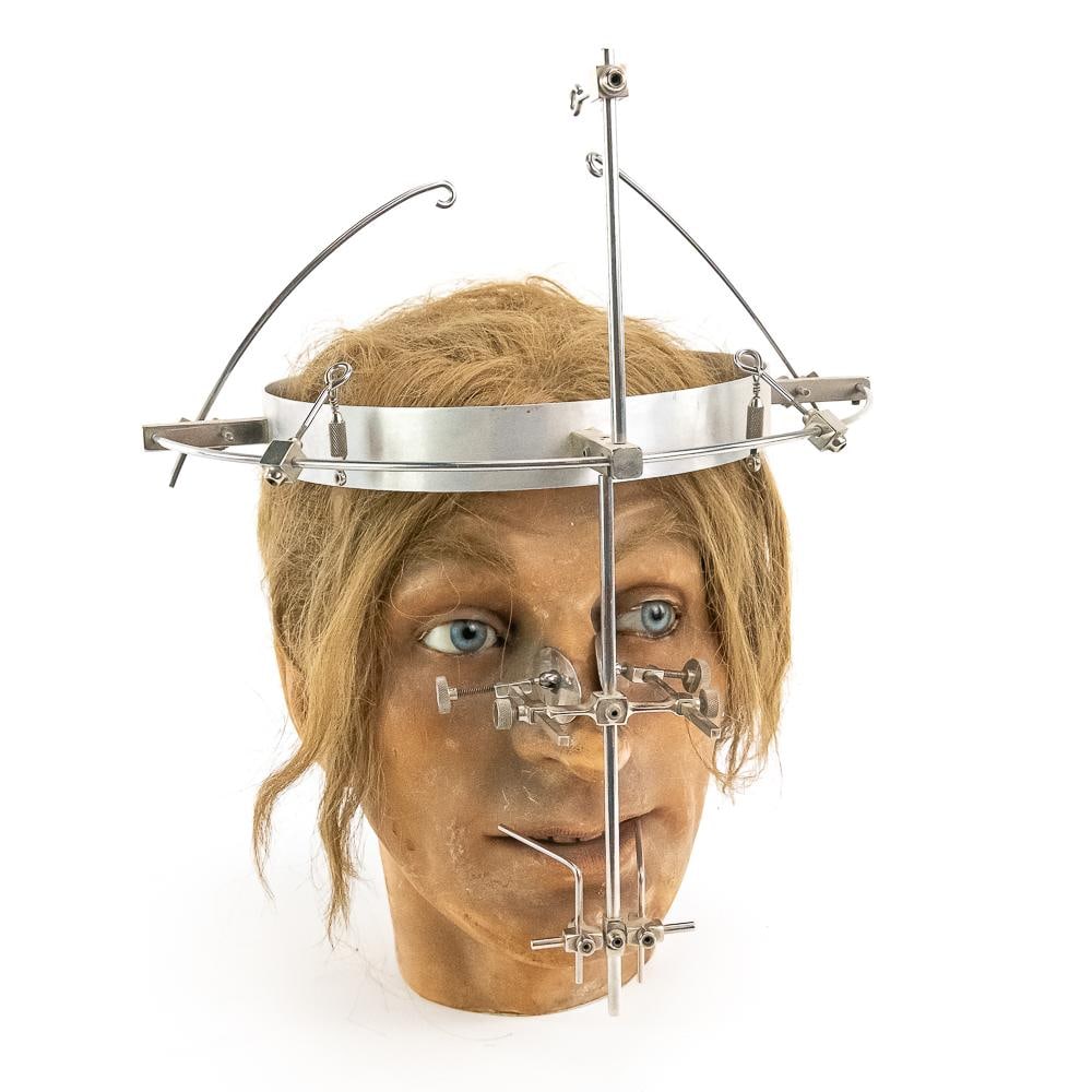 Vintage Wax Head & Surgical Halo Set (1 of 10)