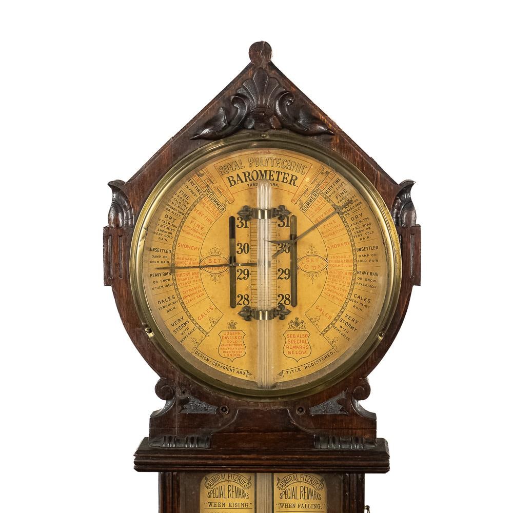 Antique Royal Polytechnic Barometer - 2