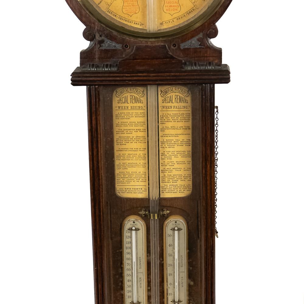 Antique Royal Polytechnic Barometer - 3