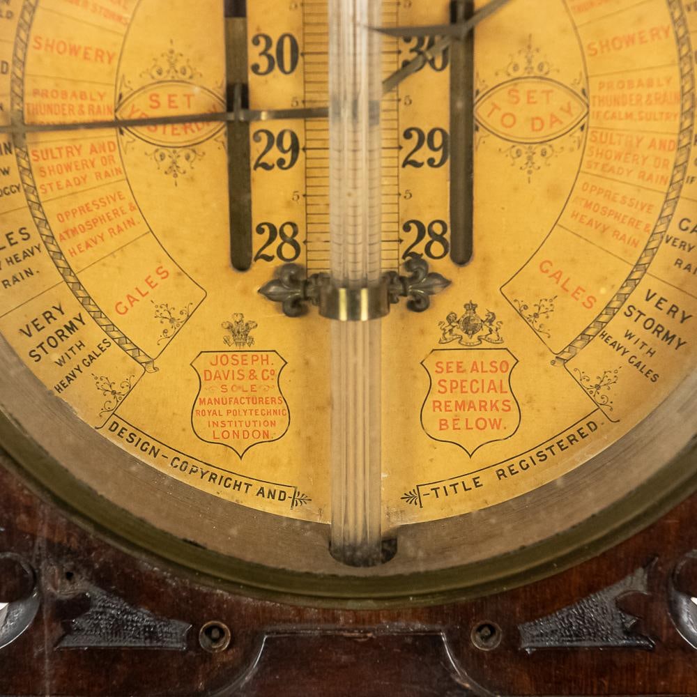 Antique Royal Polytechnic Barometer - 5