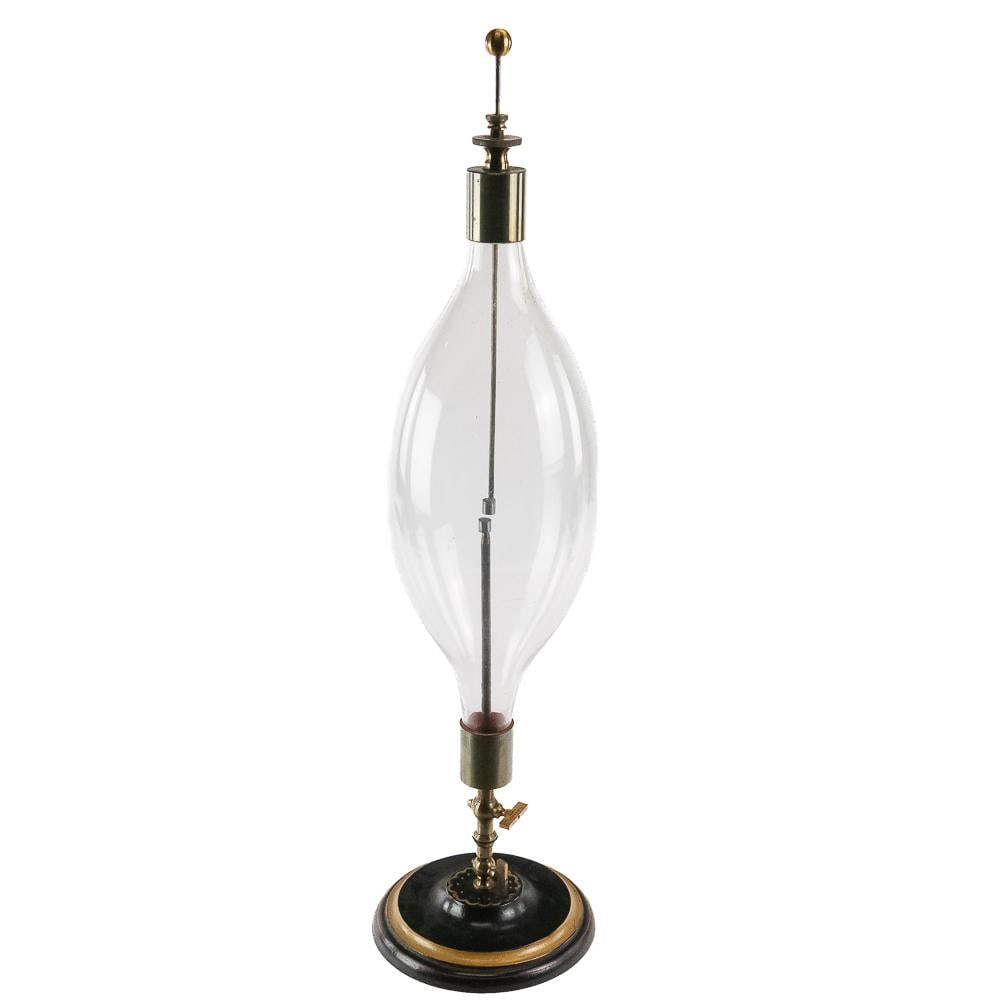 E.S. Ritchie Antique Vacuum Aurora Globe: This exceptional 19th-century scientific glass apparatus showcases the brilliant craftsmanship of Edward S. Ritchie of Boston, a premier mid-to-late Victorian maker of philosophical and educational
