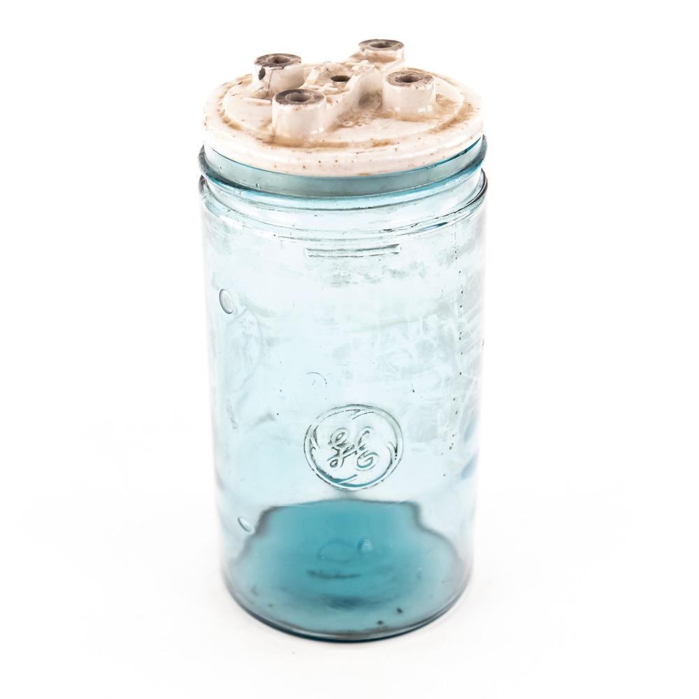 G.E. Glass Battery Jar - 6