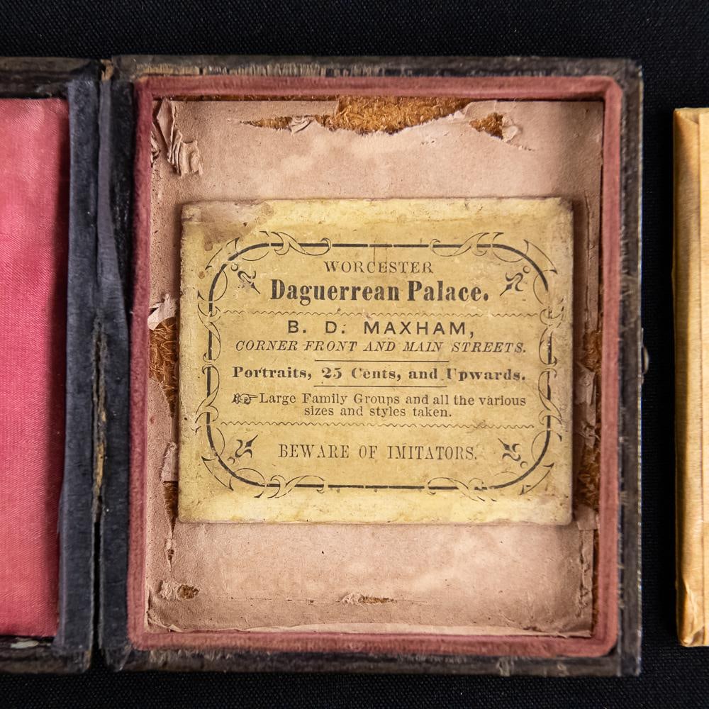2 B.D. Maxham Daguerreotypes Same Man - 10