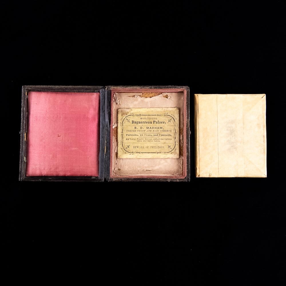 2 B.D. Maxham Daguerreotypes Same Man - 8