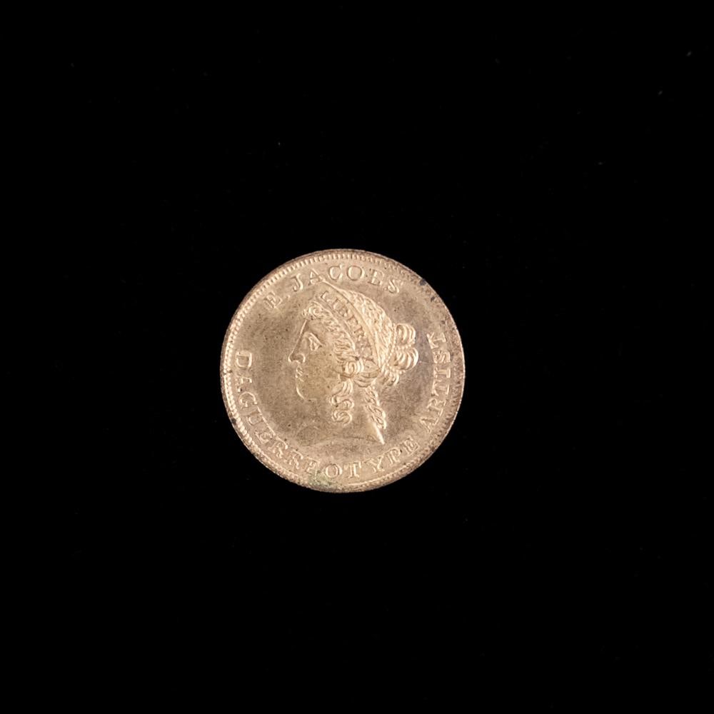 E. Jacobs Brass Daguerreotype Token - 2