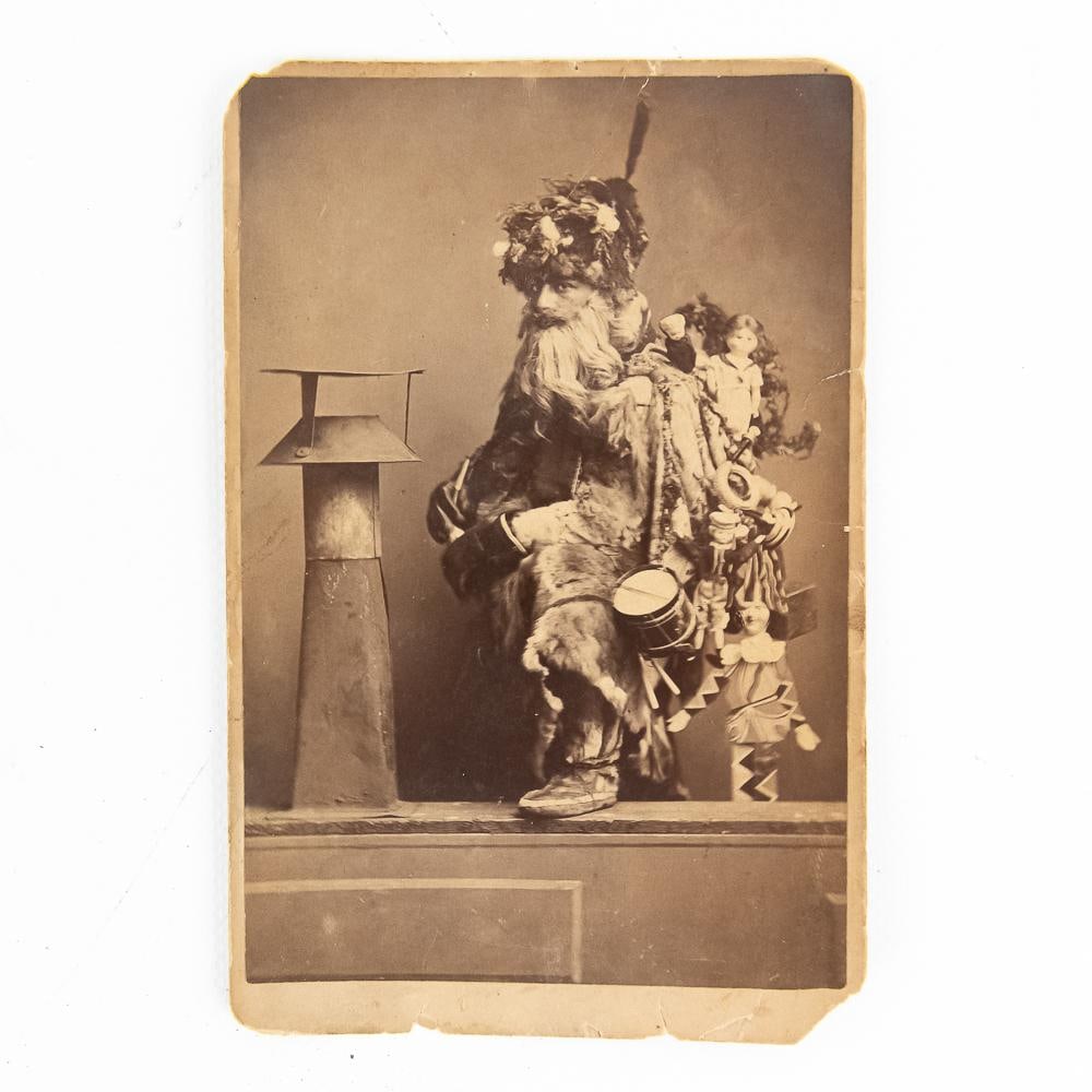 St. Nicholas Santa Claus Cabinet Card (1 of 2)