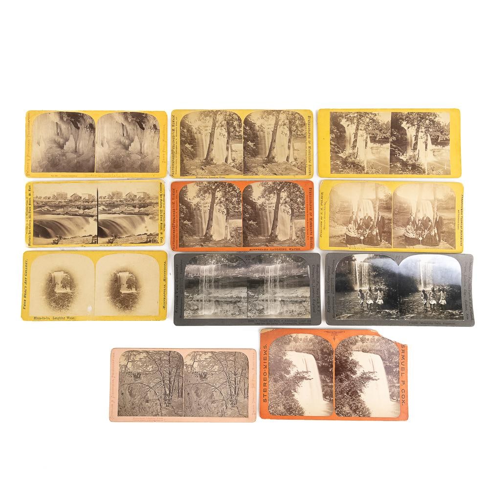 11 Stereo View Cards of Minnehaha (1 of 7)